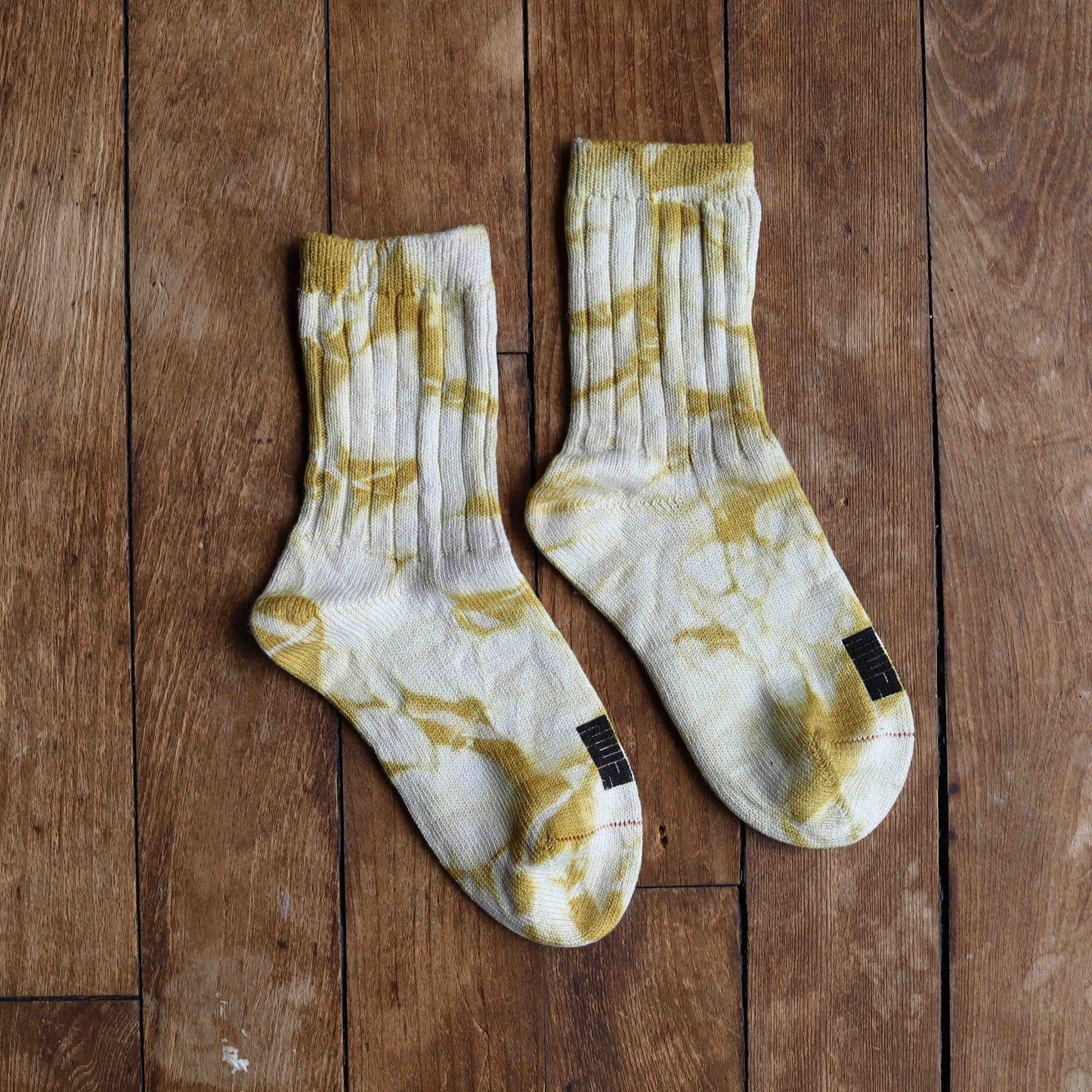 Tie Dyed Organic Cotton/Silk Comfort Socks
