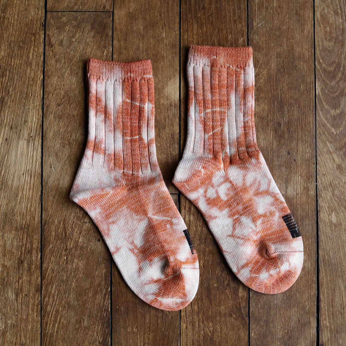 Tie Dyed Organic Cotton/Silk Comfort Socks