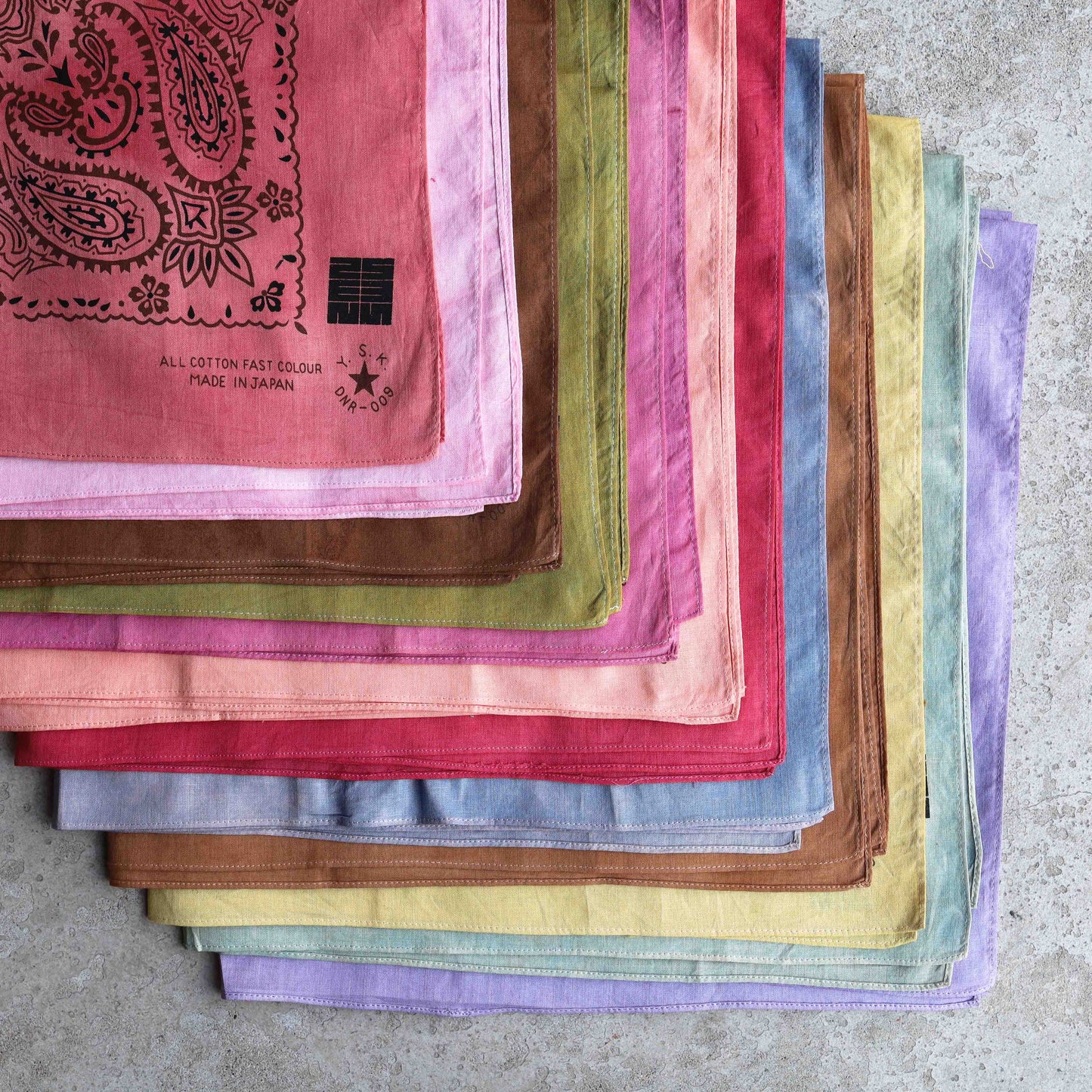 Naturally Dyed Cotton BIG Bandana