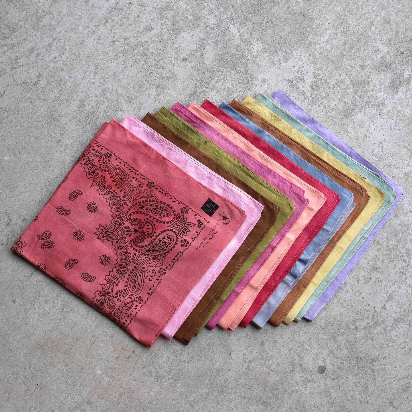 Naturally Dyed Cotton BIG Bandana