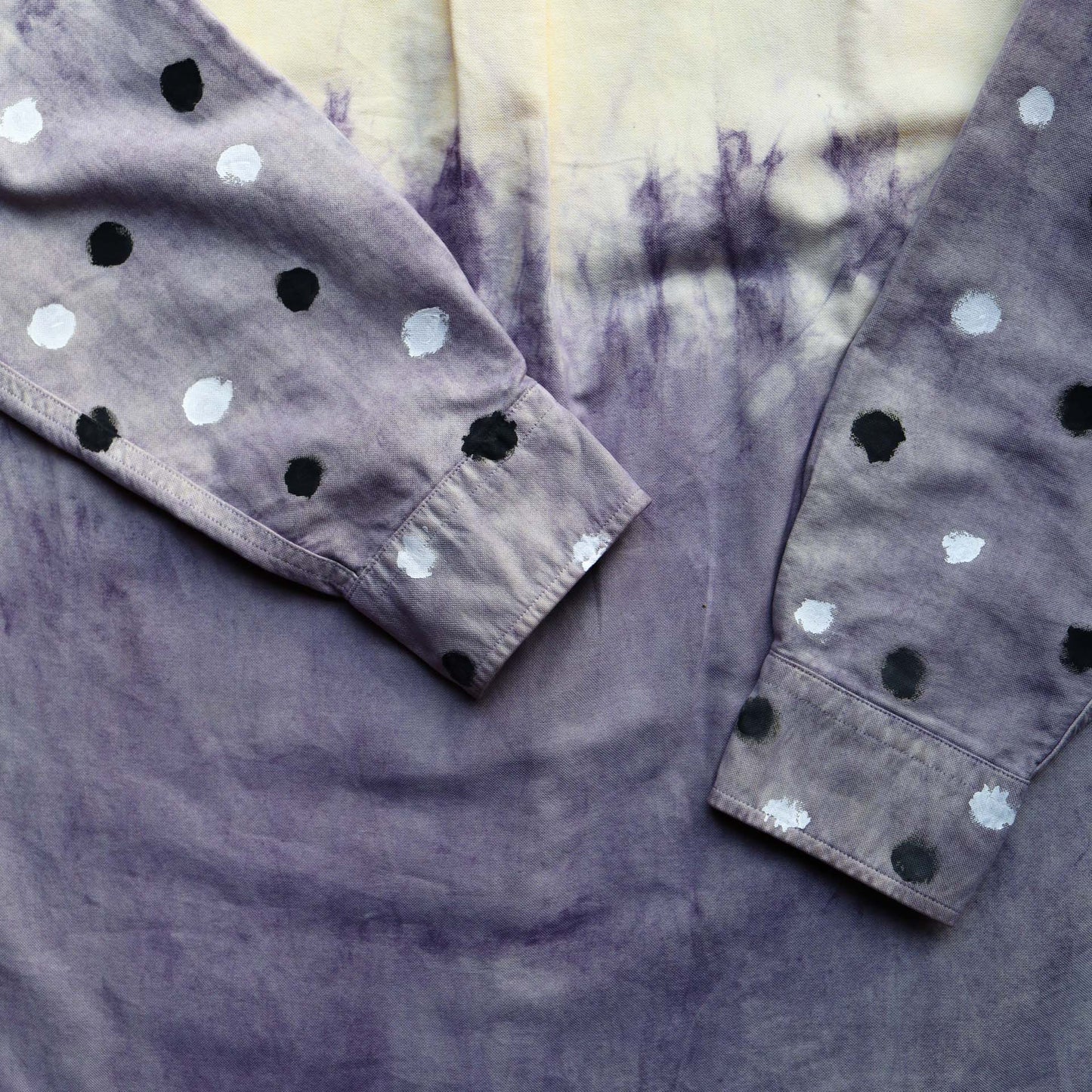 Natural Dye Floral Paint Shirt