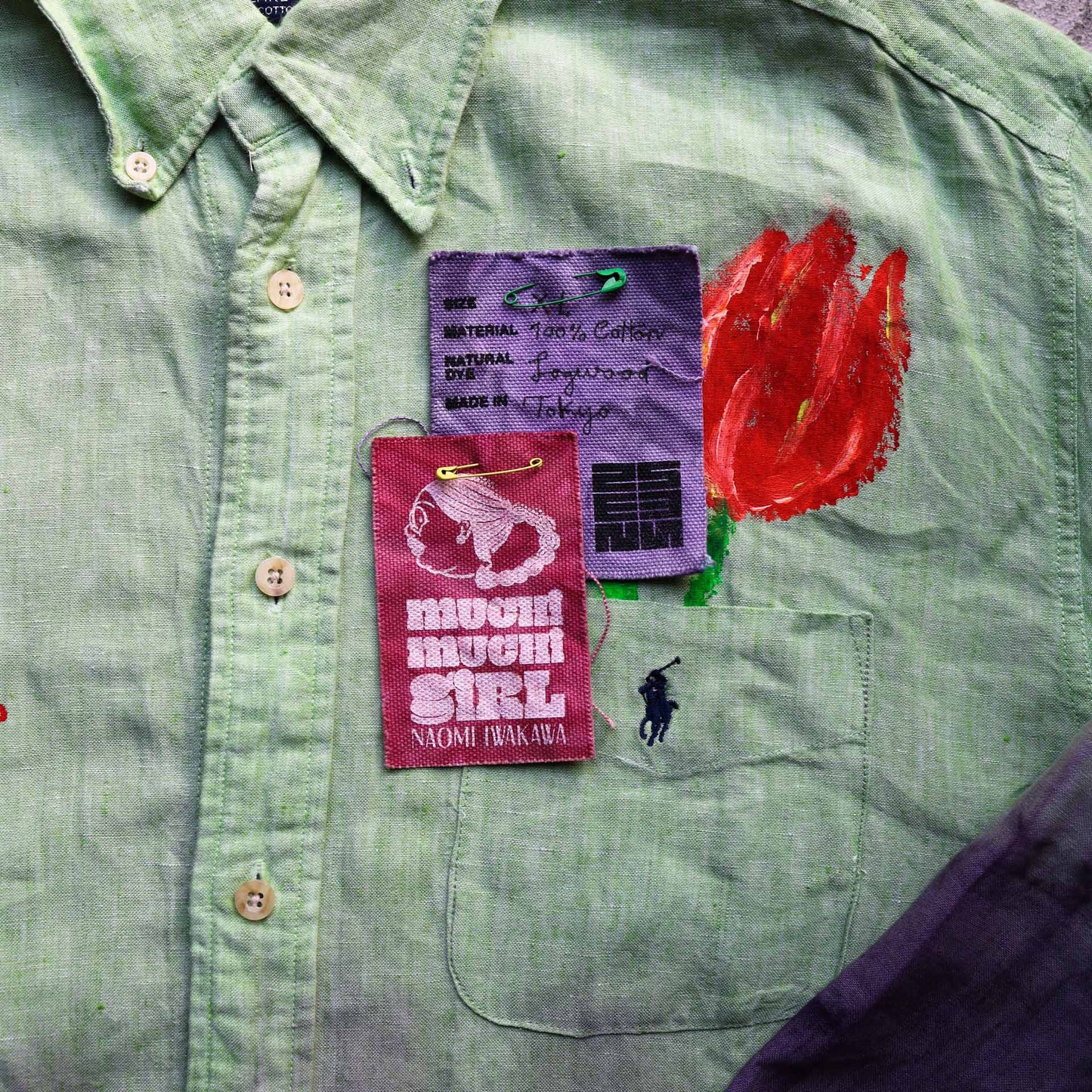 Natural Dye Dutch Tulip Shirt