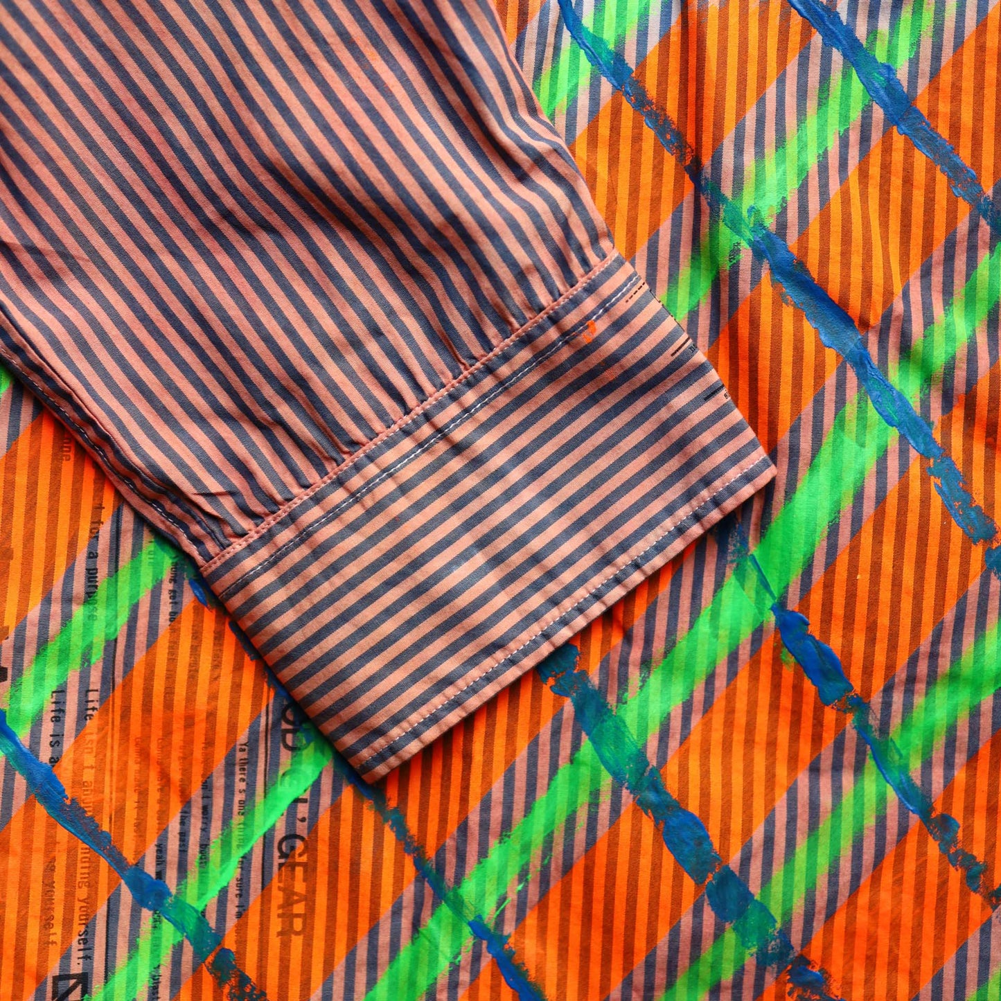 Natural Dye Checker Shirt