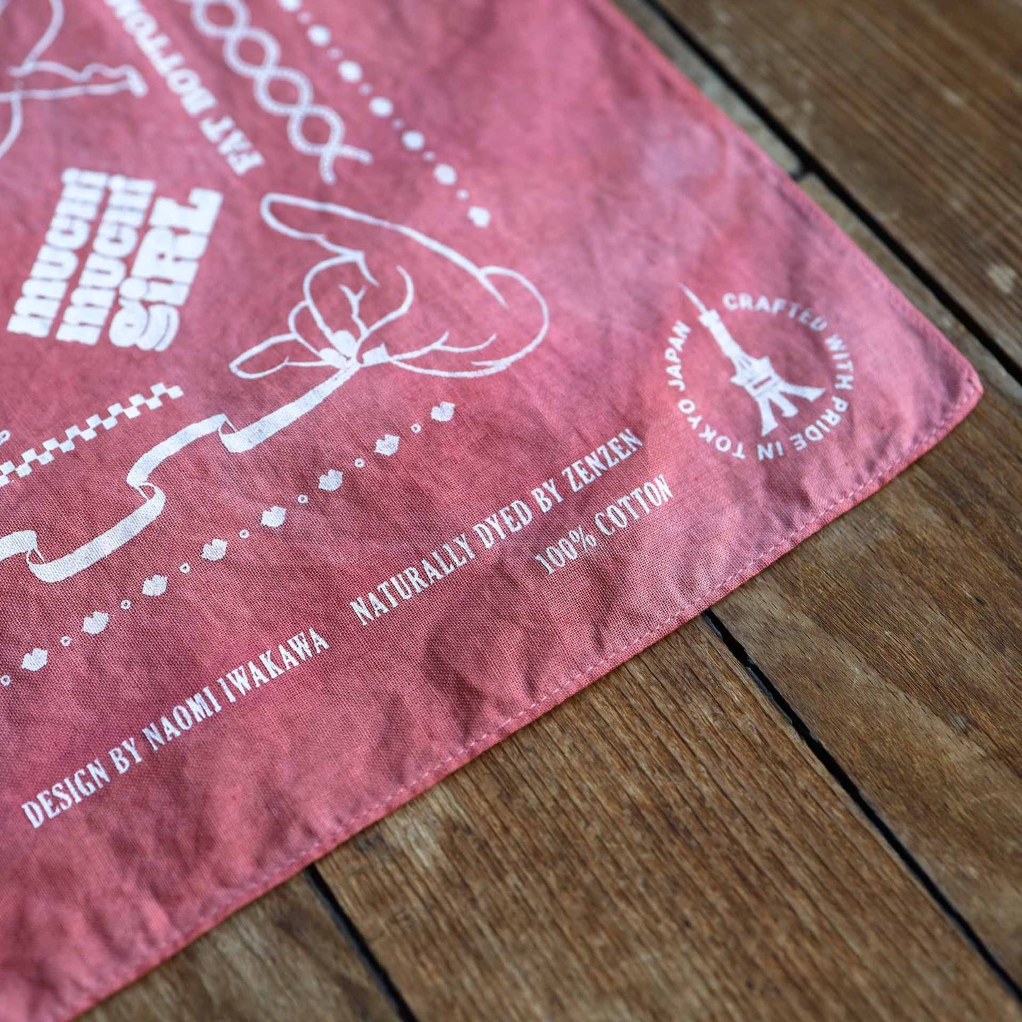 MUCHIMUCHI Naturally Dyed Cotton Bandana