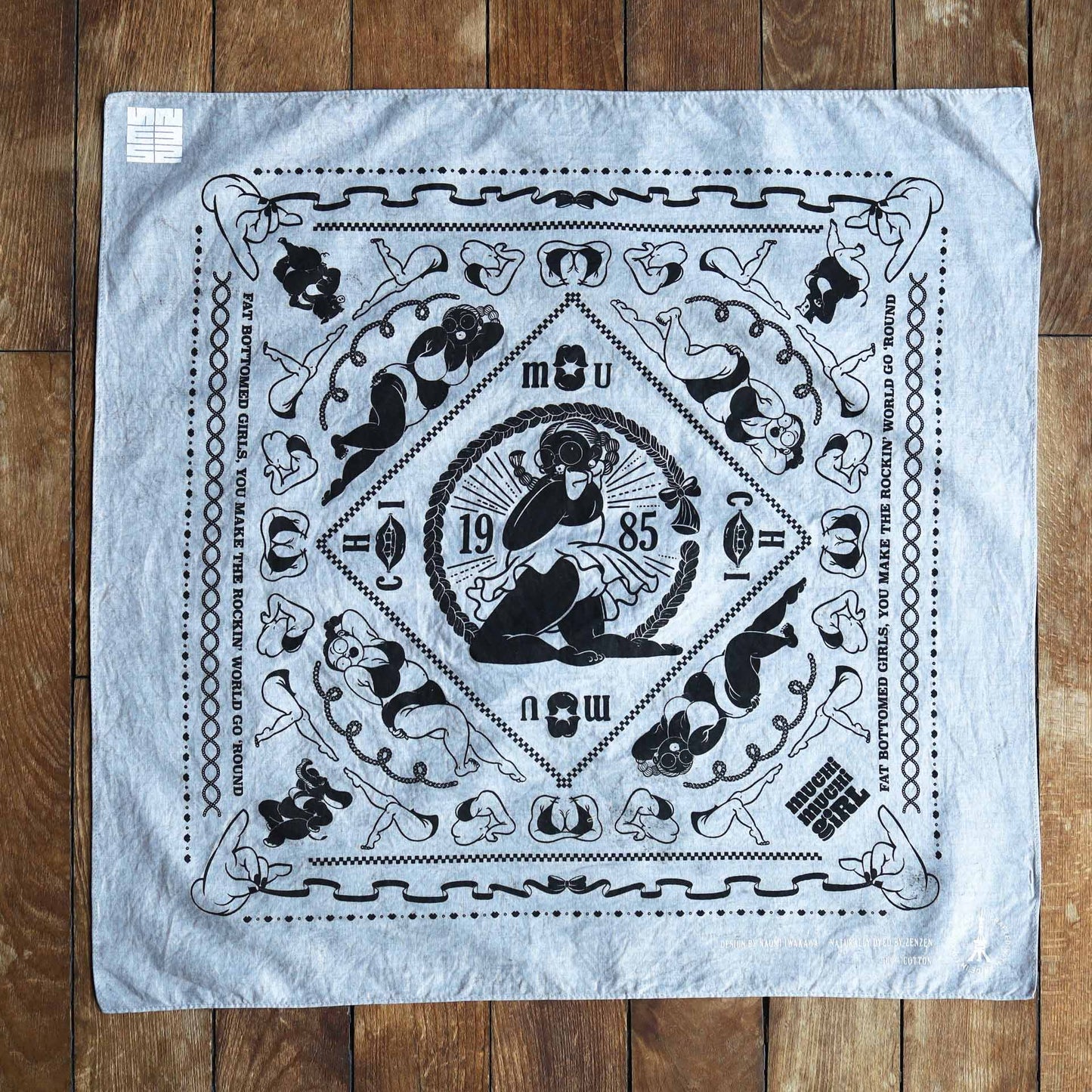 MUCHIMUCHI Naturally Dyed Cotton Bandana