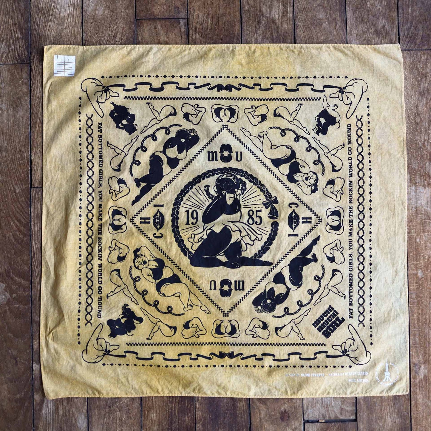 MUCHIMUCHI Naturally Dyed Cotton Bandana