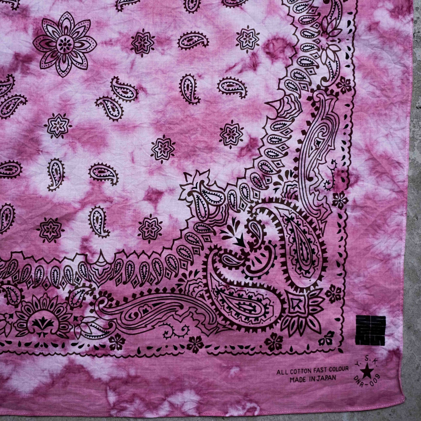 Natural Tie Dye Japan Cotton Big Bandana