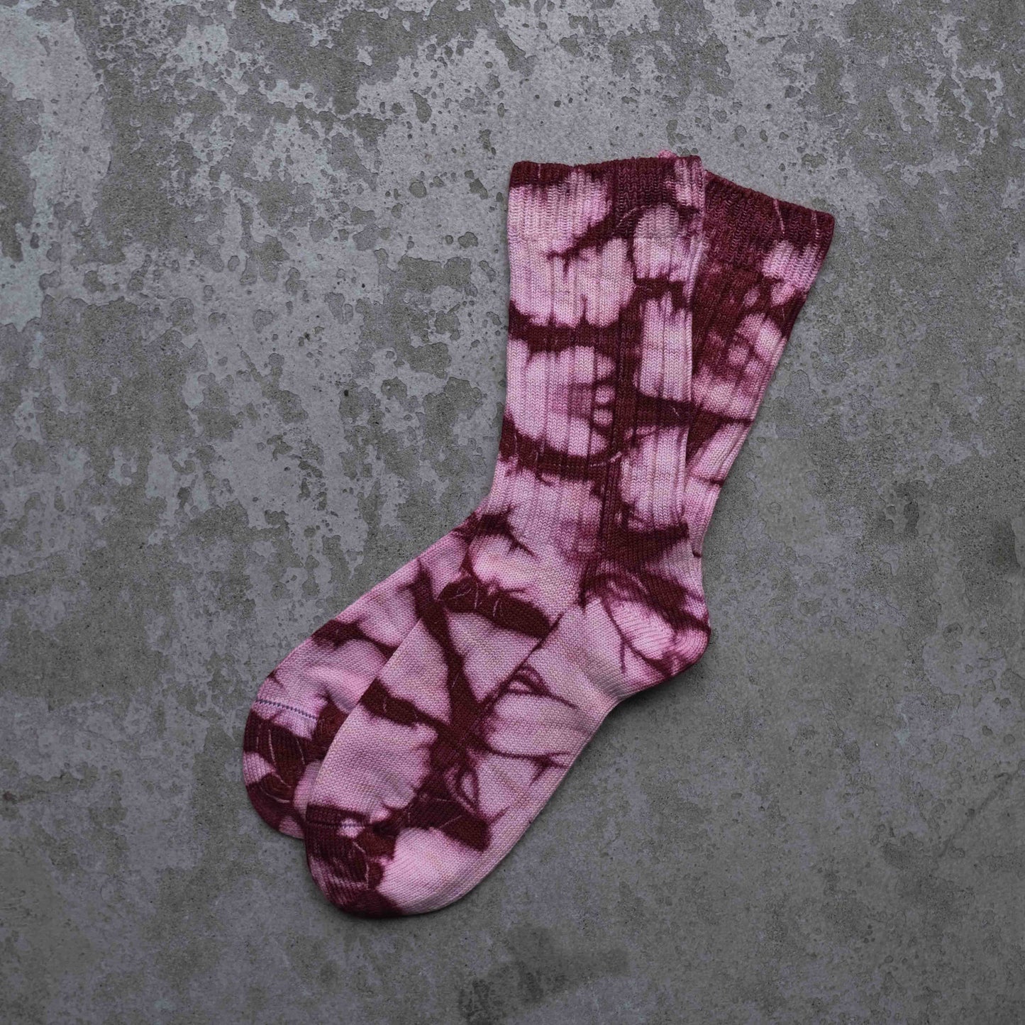 Tie Dye Organic Cotton & Silk Socks
