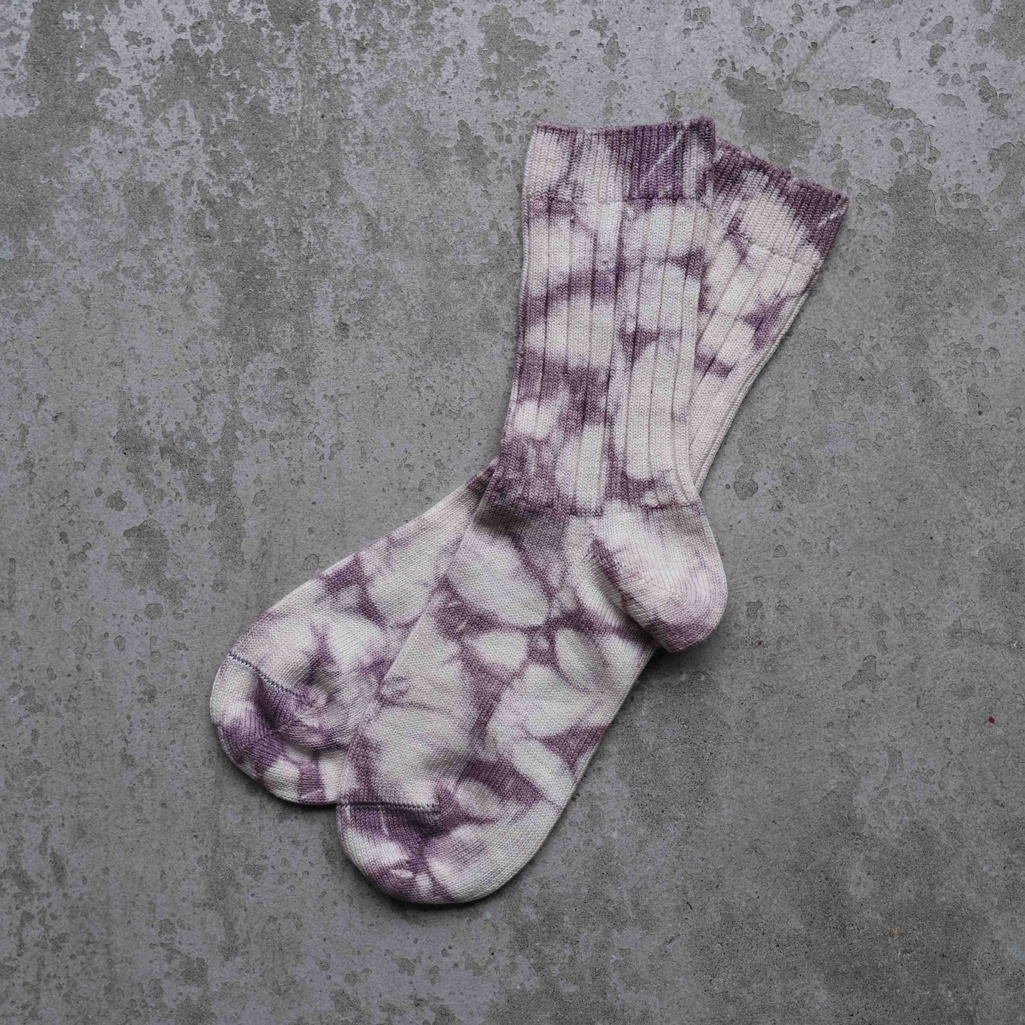 Tie Dye Organic Cotton & Silk Socks