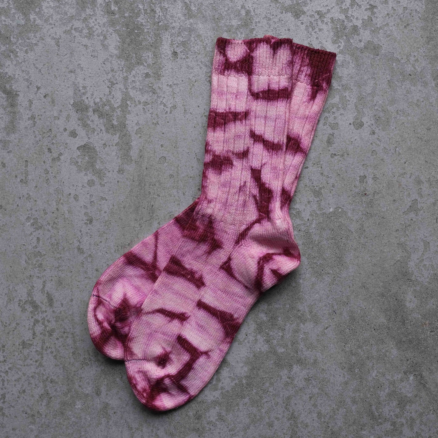 Tie Dye Organic Cotton & Silk Socks