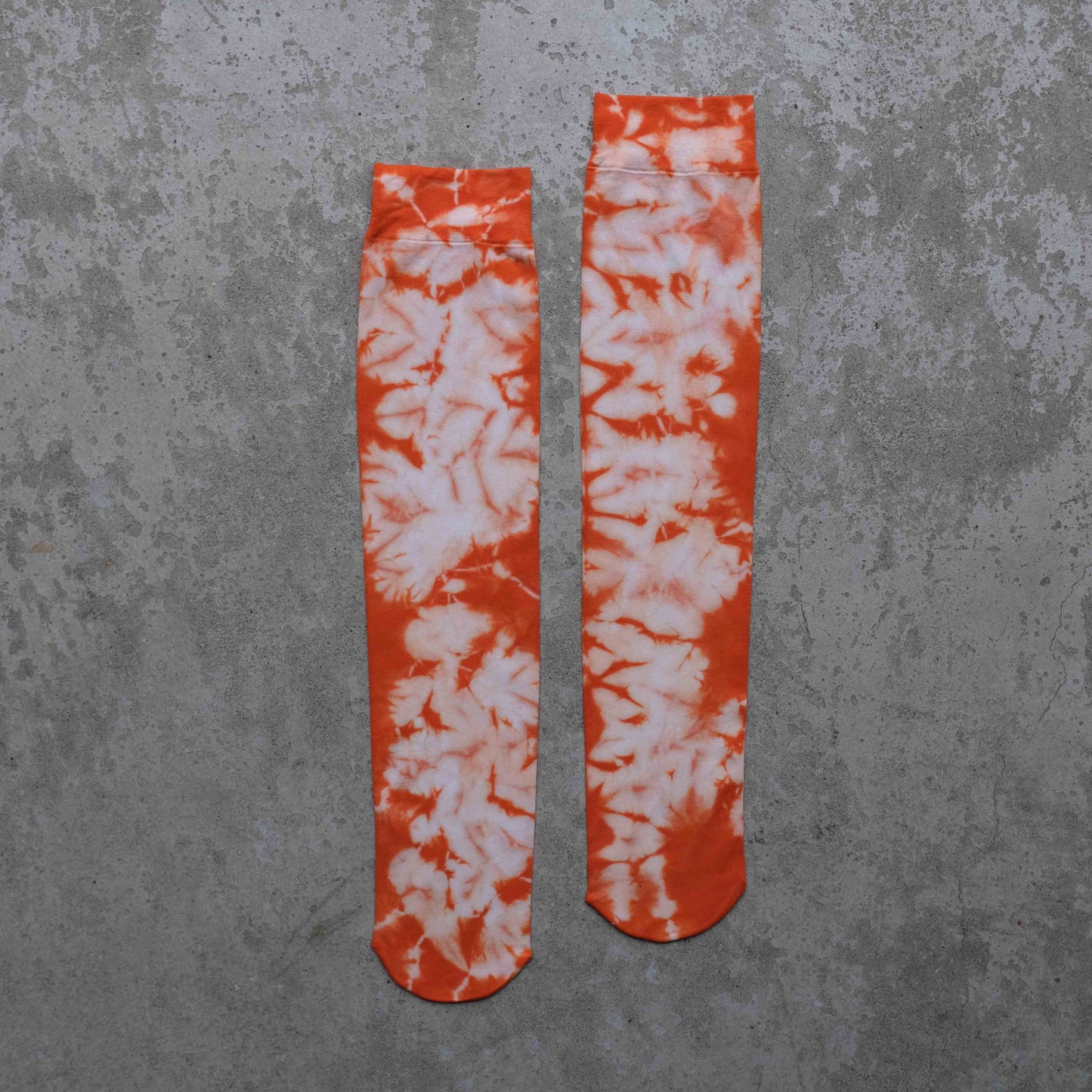 Natural Tie Dye Nylon Long Socks