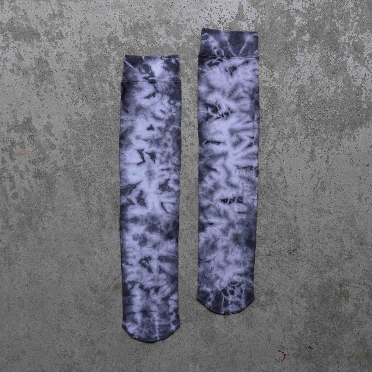 Natural Tie Dye Nylon Long Socks
