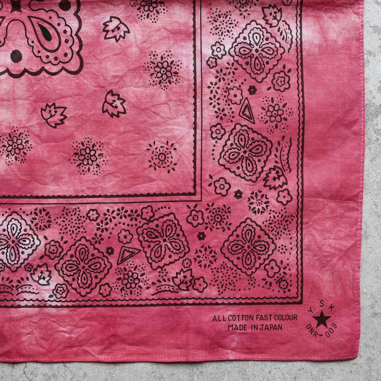 Natural Tie Dye Japan Cotton Bandana