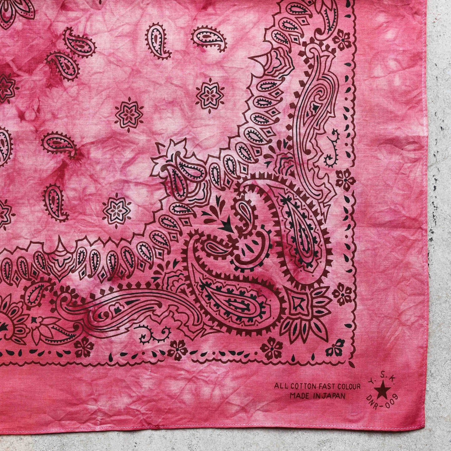 Natural Tie Dye Japan Cotton Big Bandana