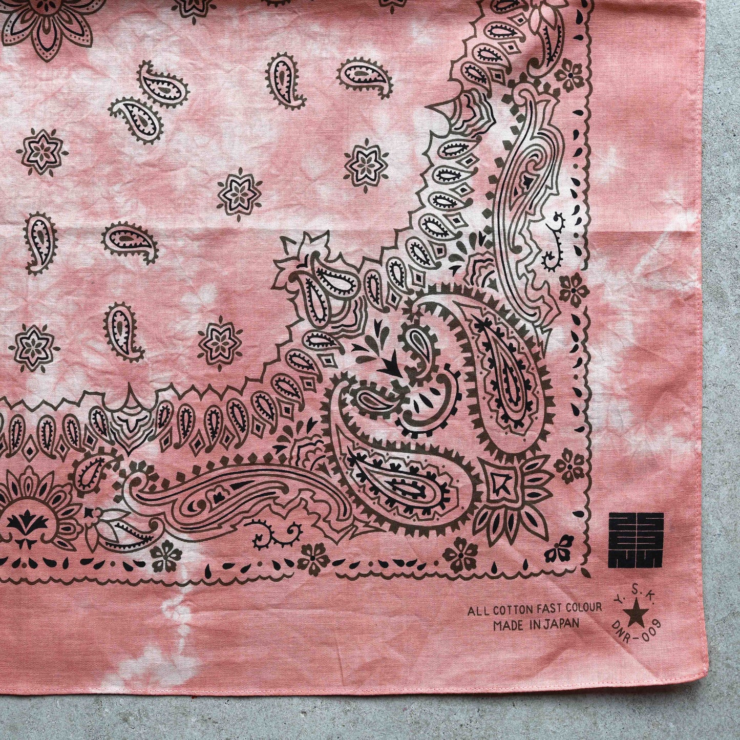 Natural Tie Dye Japan Cotton Big Bandana