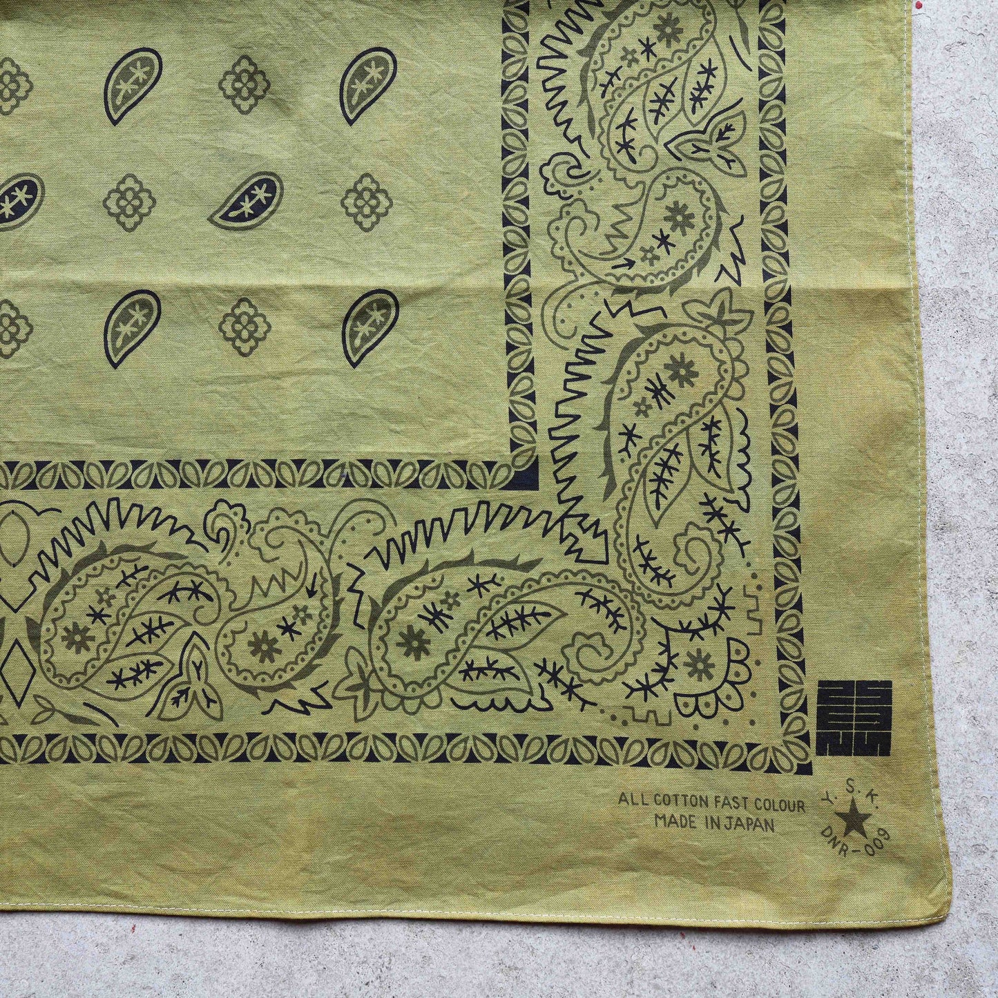 Natural Dye Japan Cotton Big Bandana
