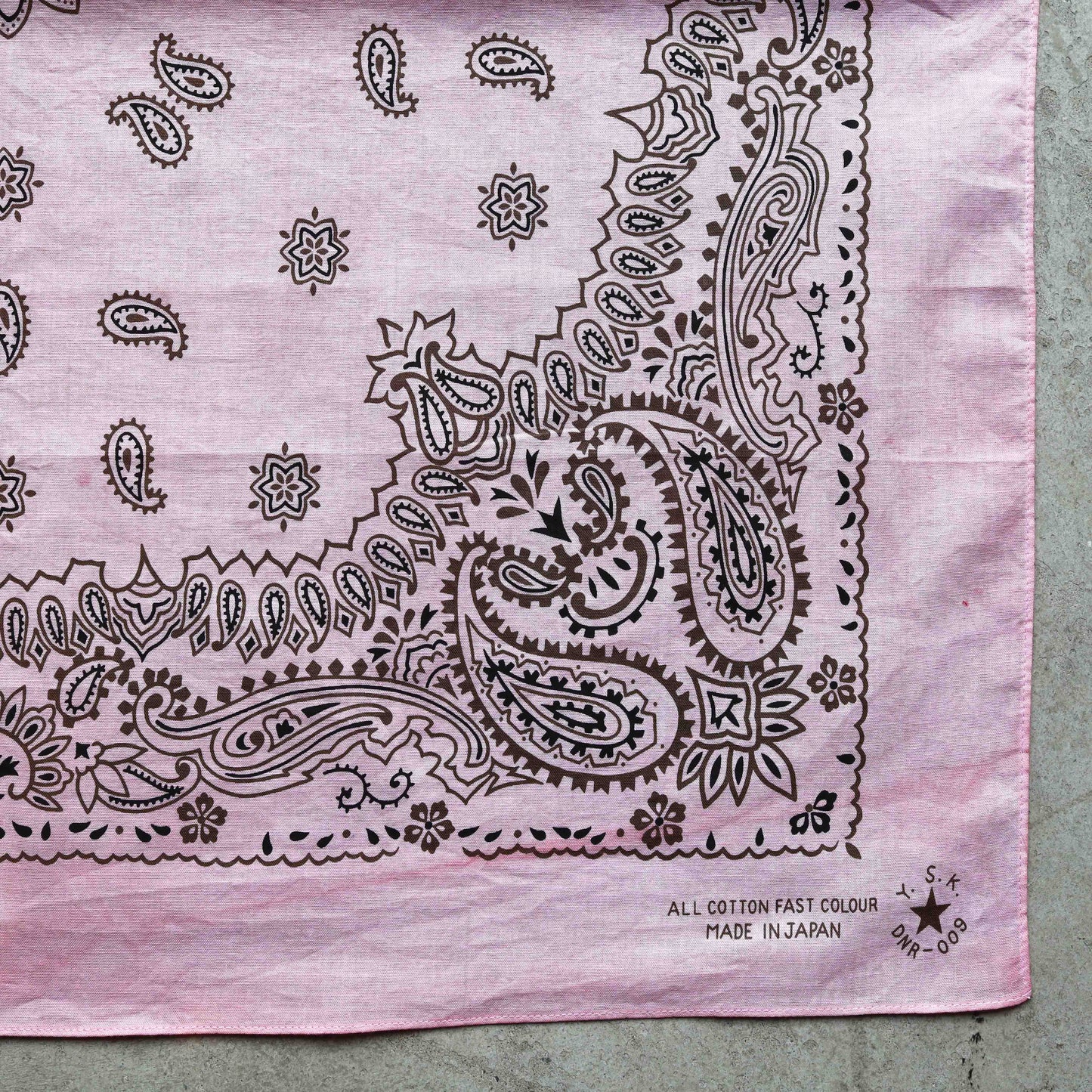Natural Dye Japan Cotton Big Bandana