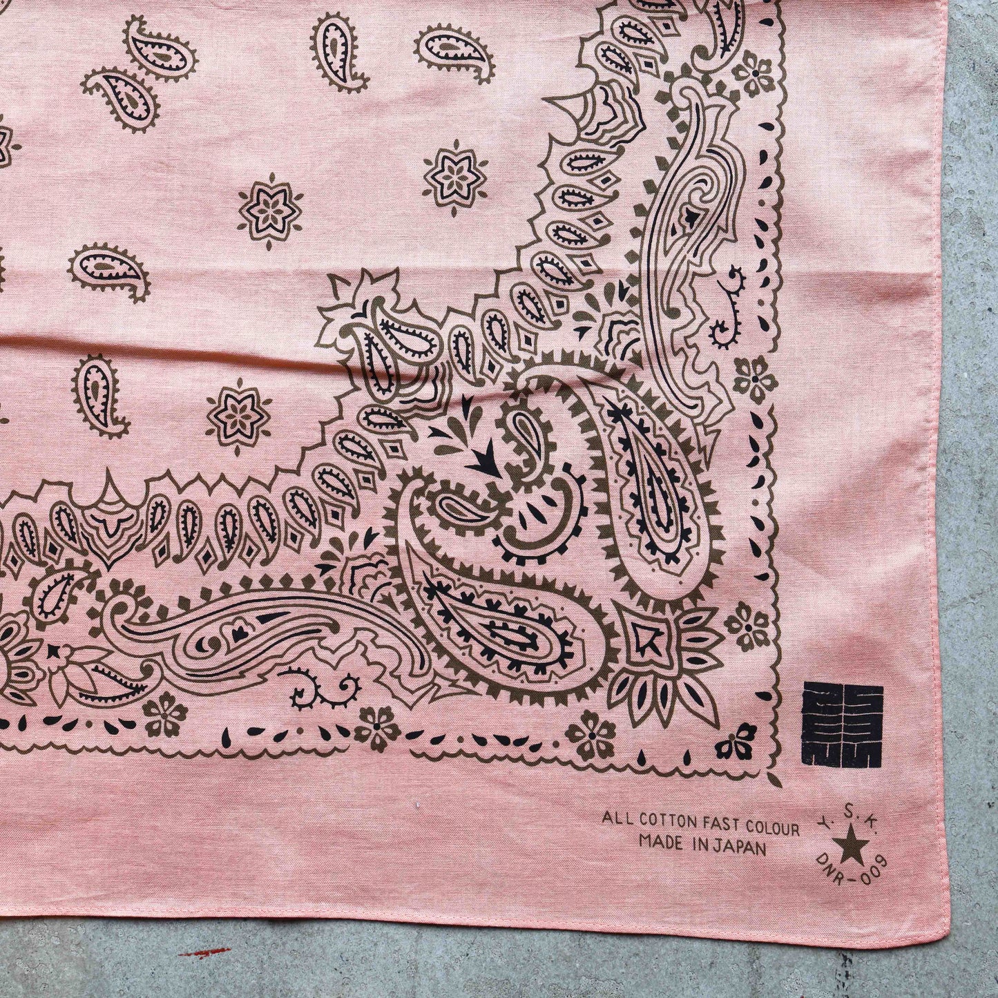 Natural Dye Japan Cotton Big Bandana