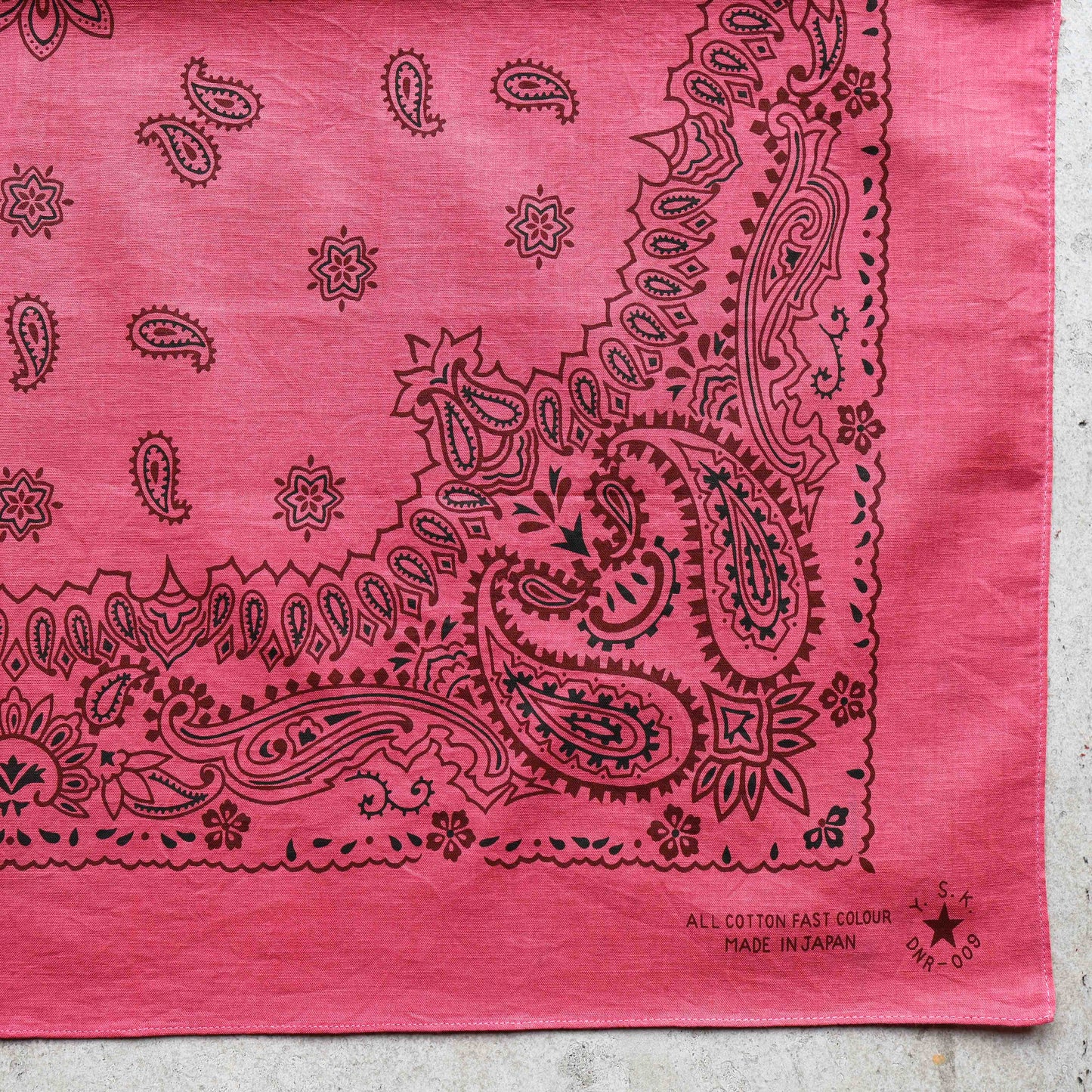 Natural Dye Japan Cotton Big Bandana