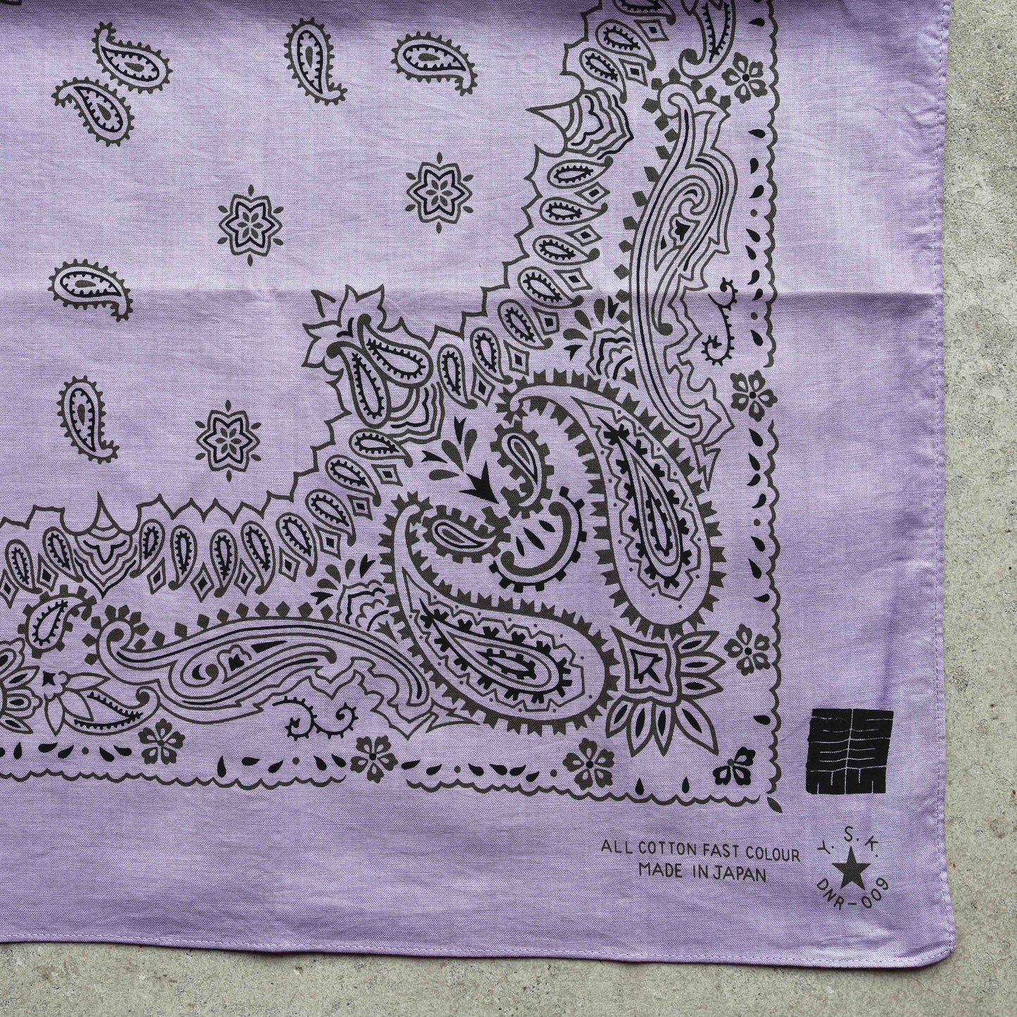 Natural Dye Japan Cotton Big Bandana