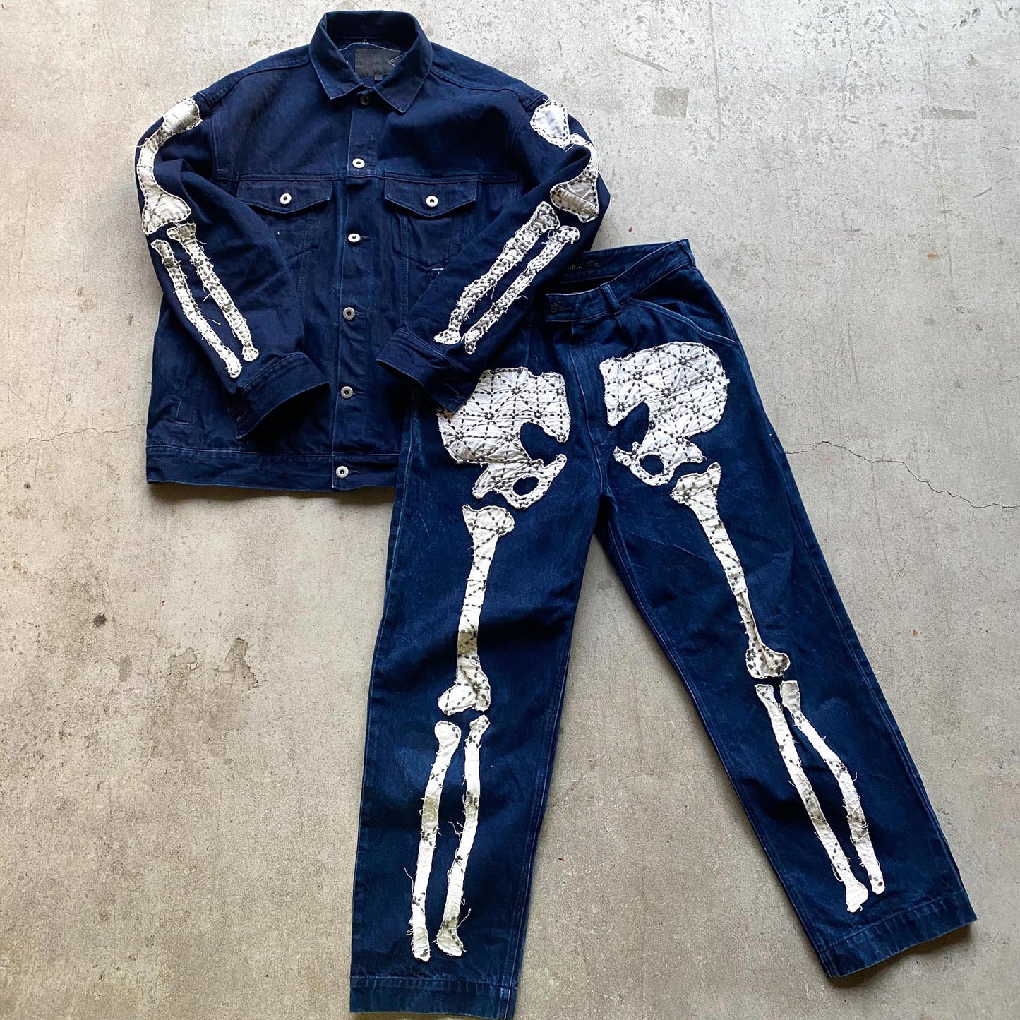 Bones Indigo Jacket and Pants