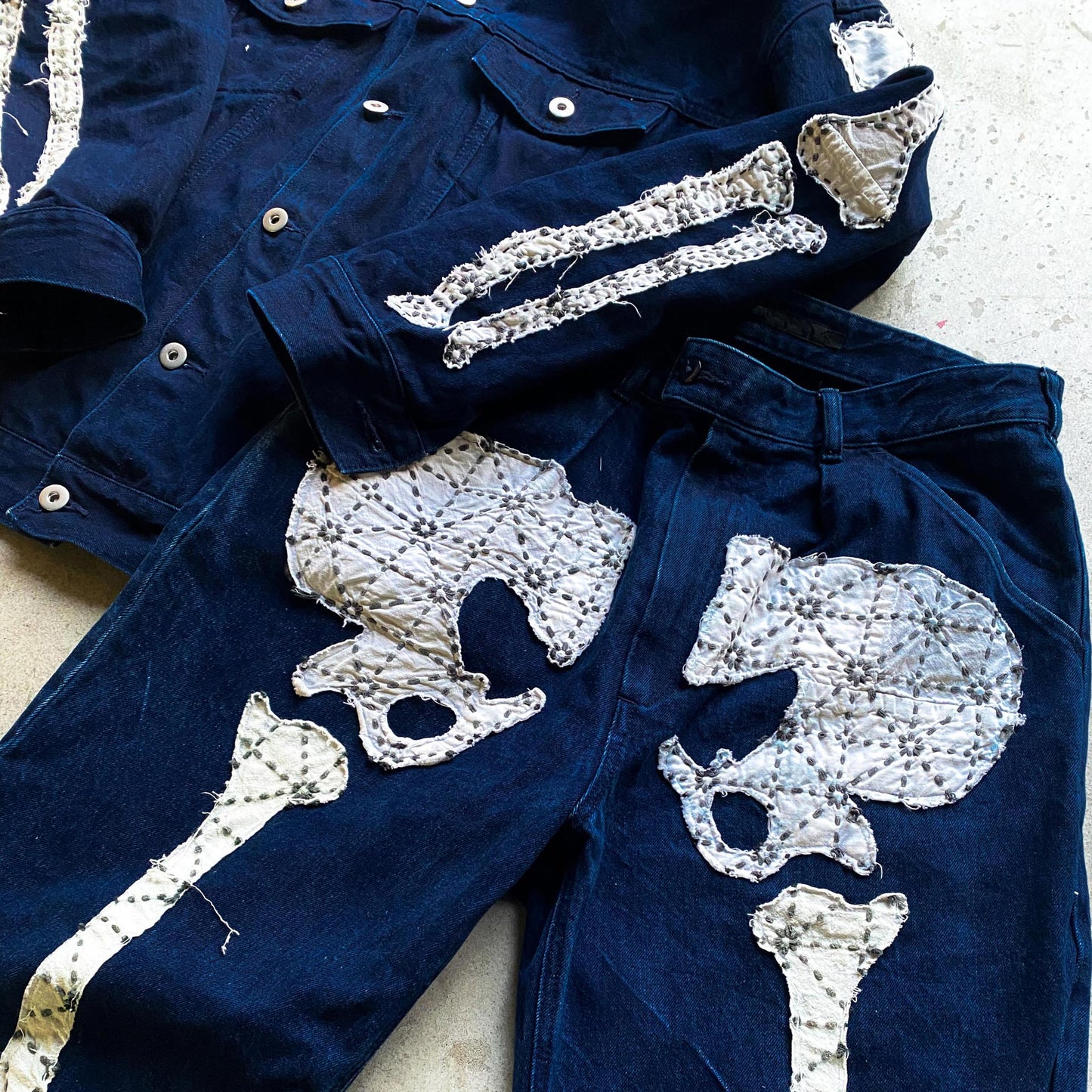 Bones Indigo Jacket and Pants