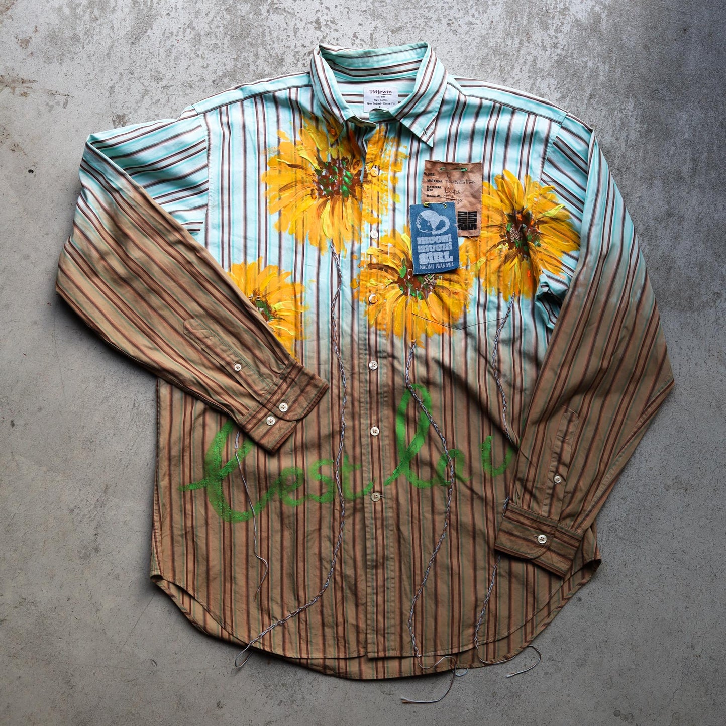 Natural Redyed Sunflower Shirt