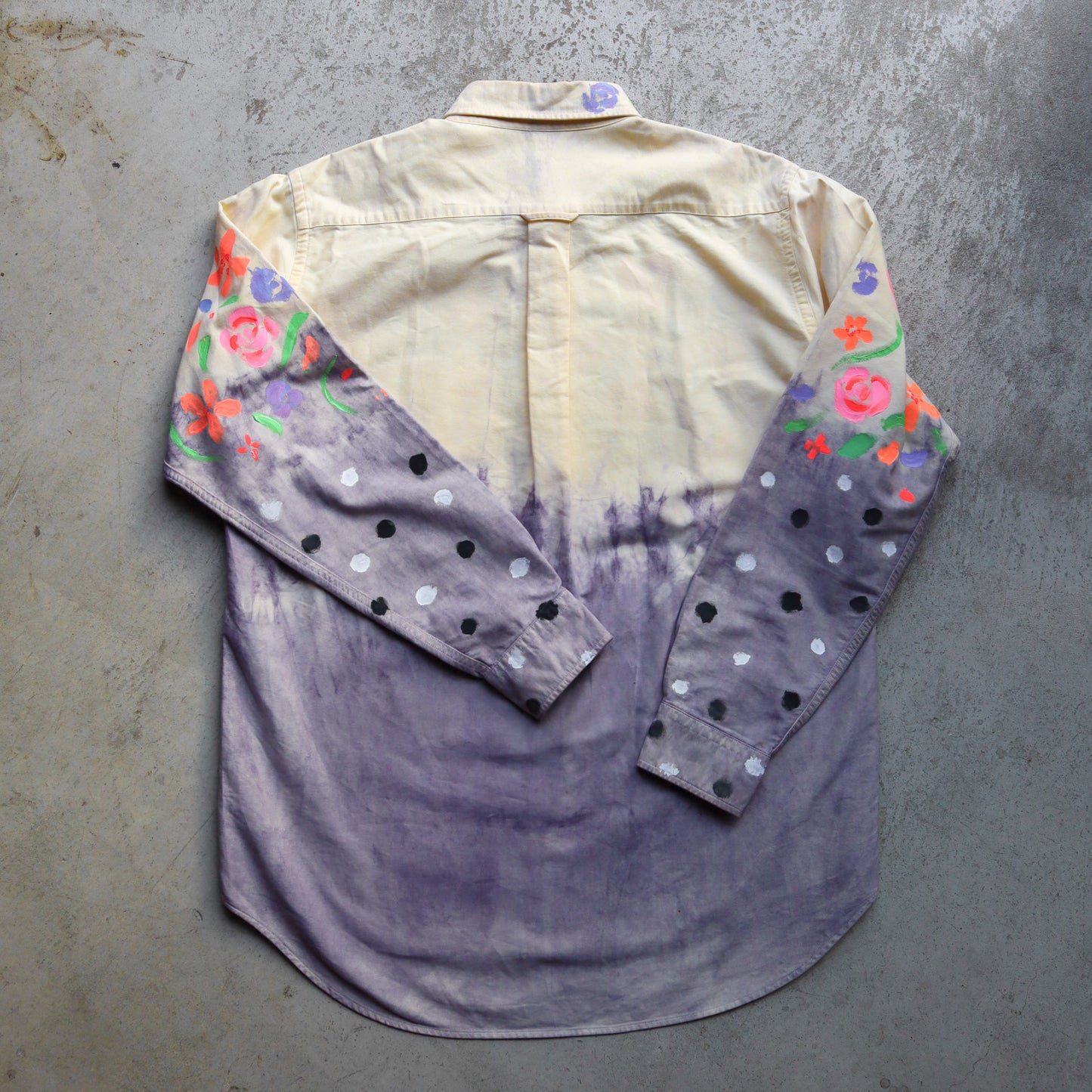 Natural Redyed Floral Shirt