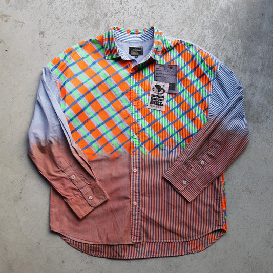 Natural Redyed Checker Shirt