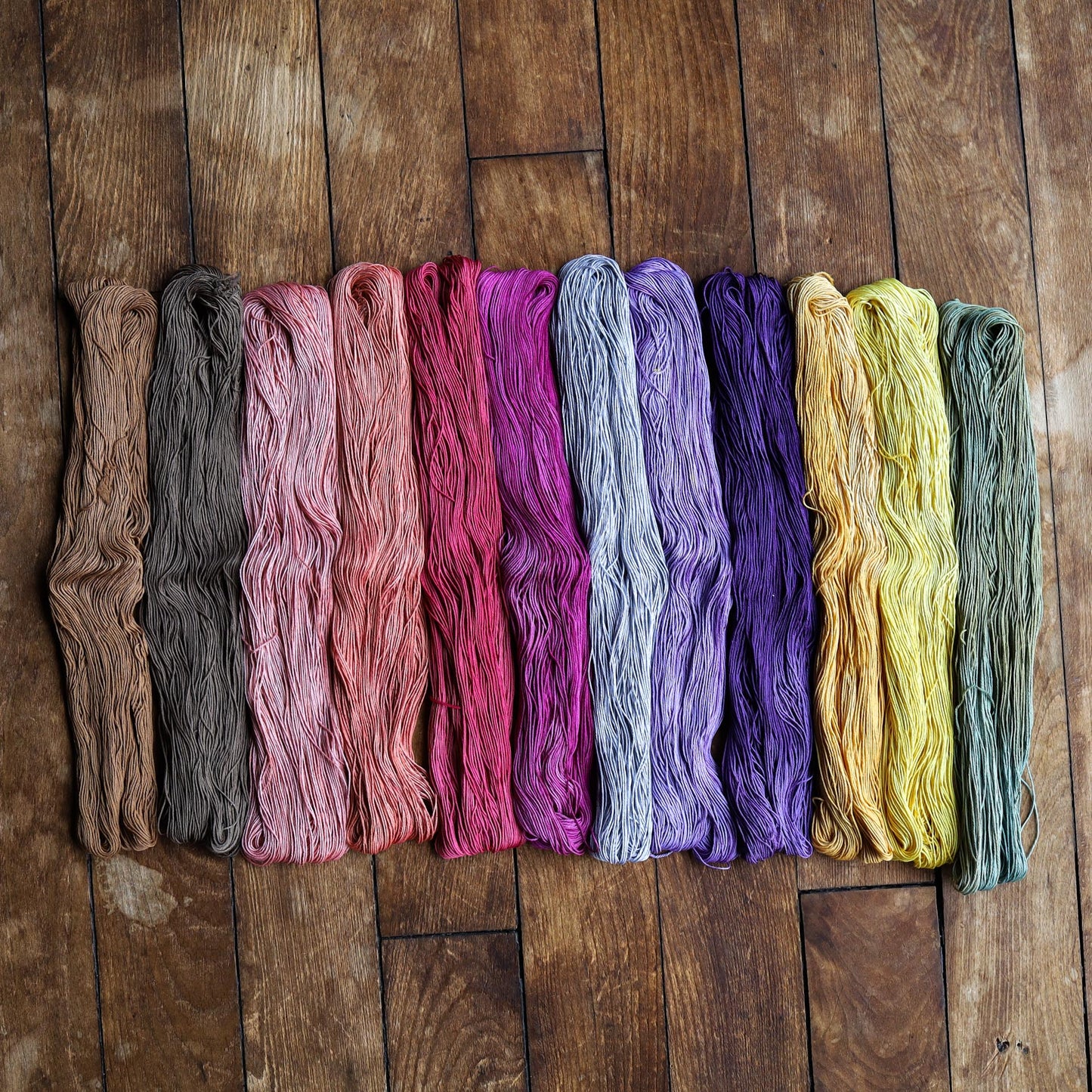 Sashiko Cotton Thread Natural Dye