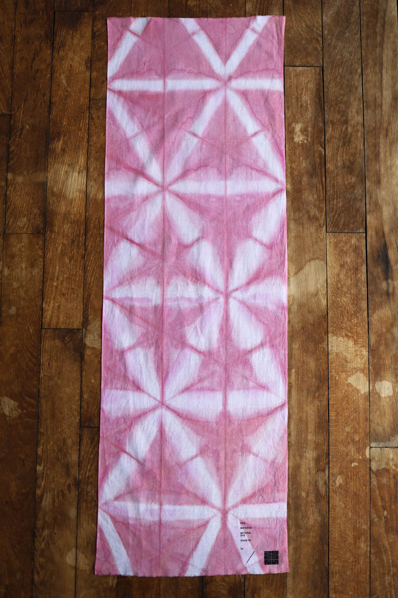 Tenugui (Japanese Towel) Natural Dye Shibori